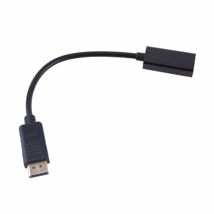 Cabo Adaptador DisplayPort p/ HDMI M/F - NOVO!