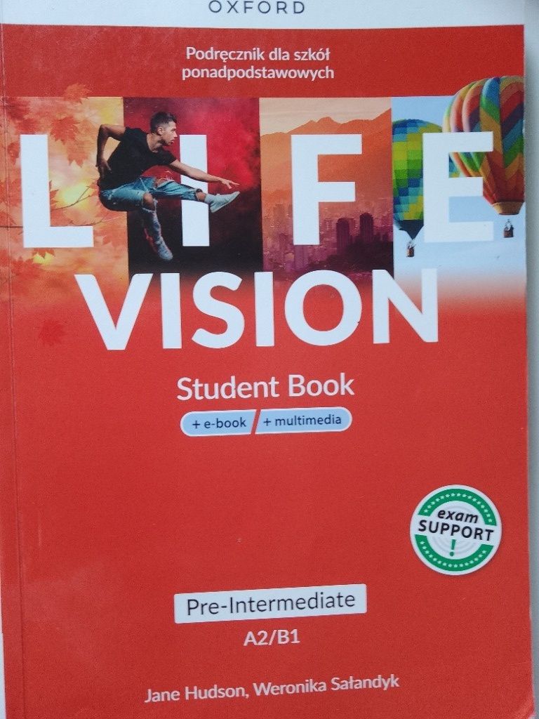Life vision pre intermediate A2/B1 pre intermediate podręcznik