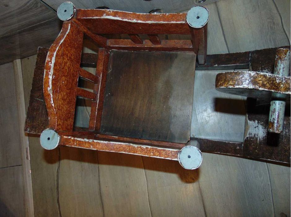 Art deco,drewniany kaczor,bujak do bujania