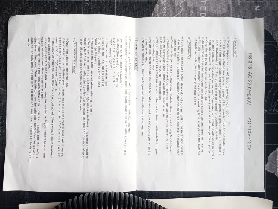 Компонент акваріума: Повітряний насос-компресор 600W