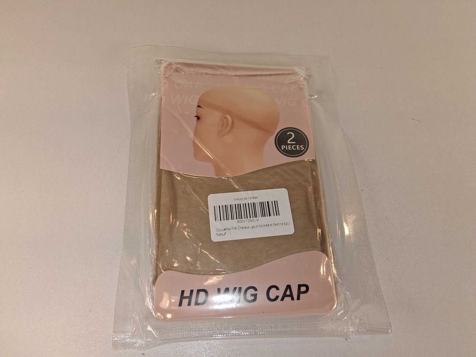 E031 Zestaw 2x Peruka Czapka Siatka Pod Perukę HD Czepek Uniwersalny