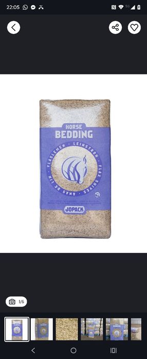 Sciolka lniana dla gryzoni koni Kur 20 kg