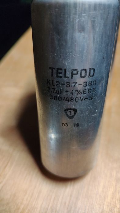 Kondensatory Telpod KL2-3,7-380 cena za 2 szt