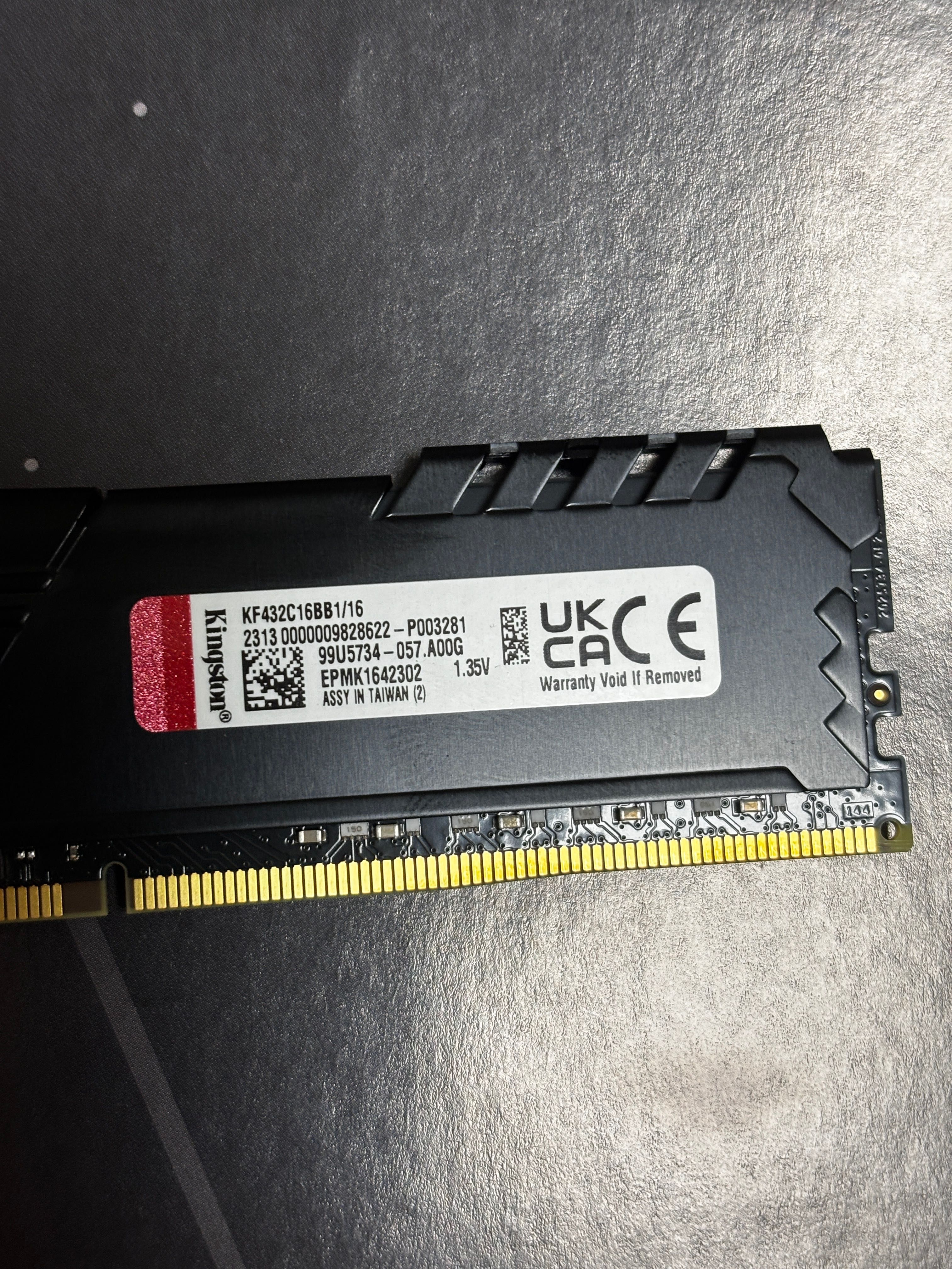 Оперативна память DDR4 16GB 3200 Fury Beast Black Kingston Fury