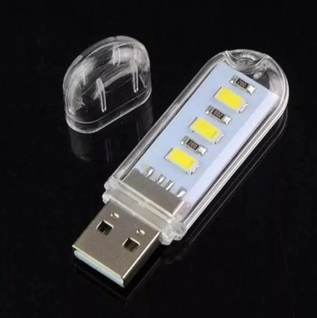 Світлодіодний мініліхтарик USB-лампа брелок LED світильник нічник