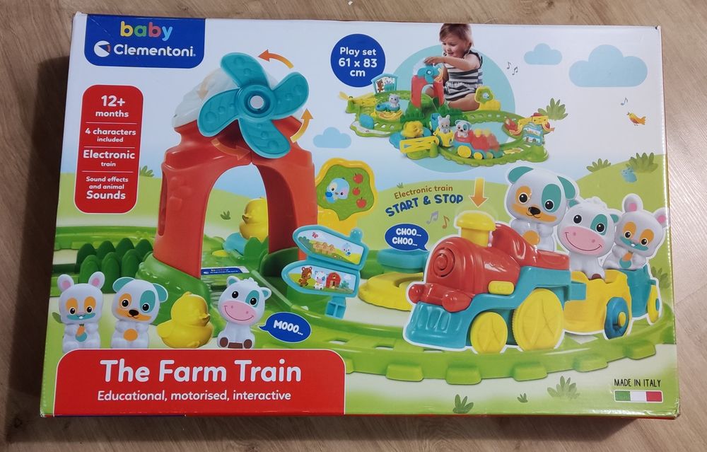 Clementoni pociąg farmera