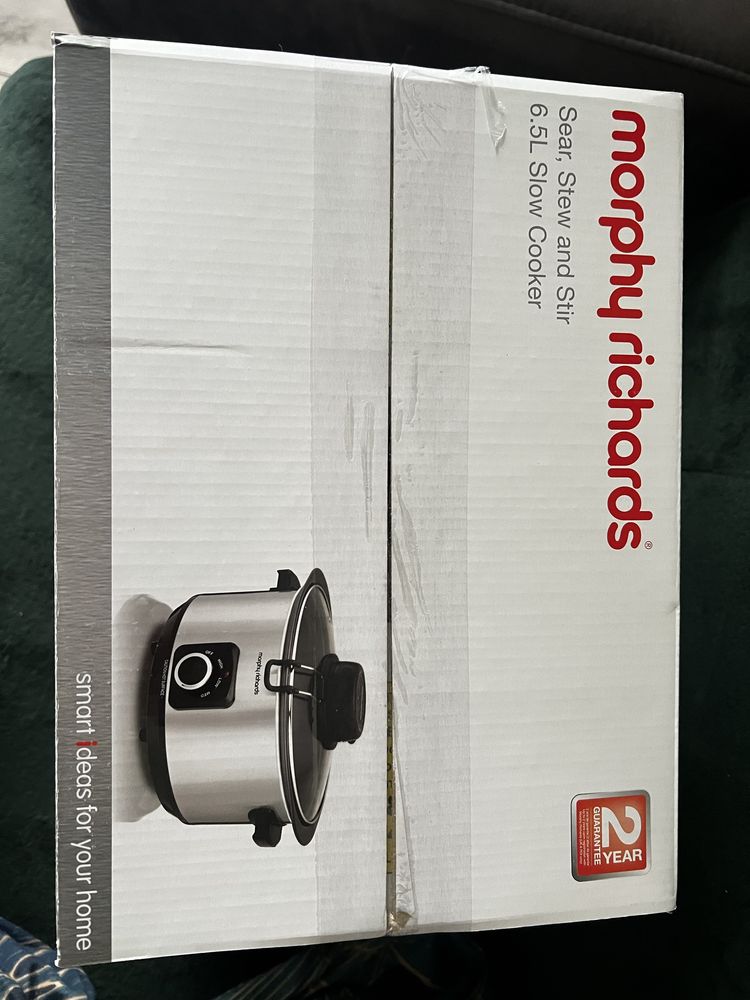 Wolnowar parowar morphy richards stew & stir 6,5 l nowy