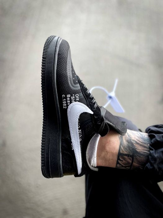 Buty Nike Air Force x Off White black