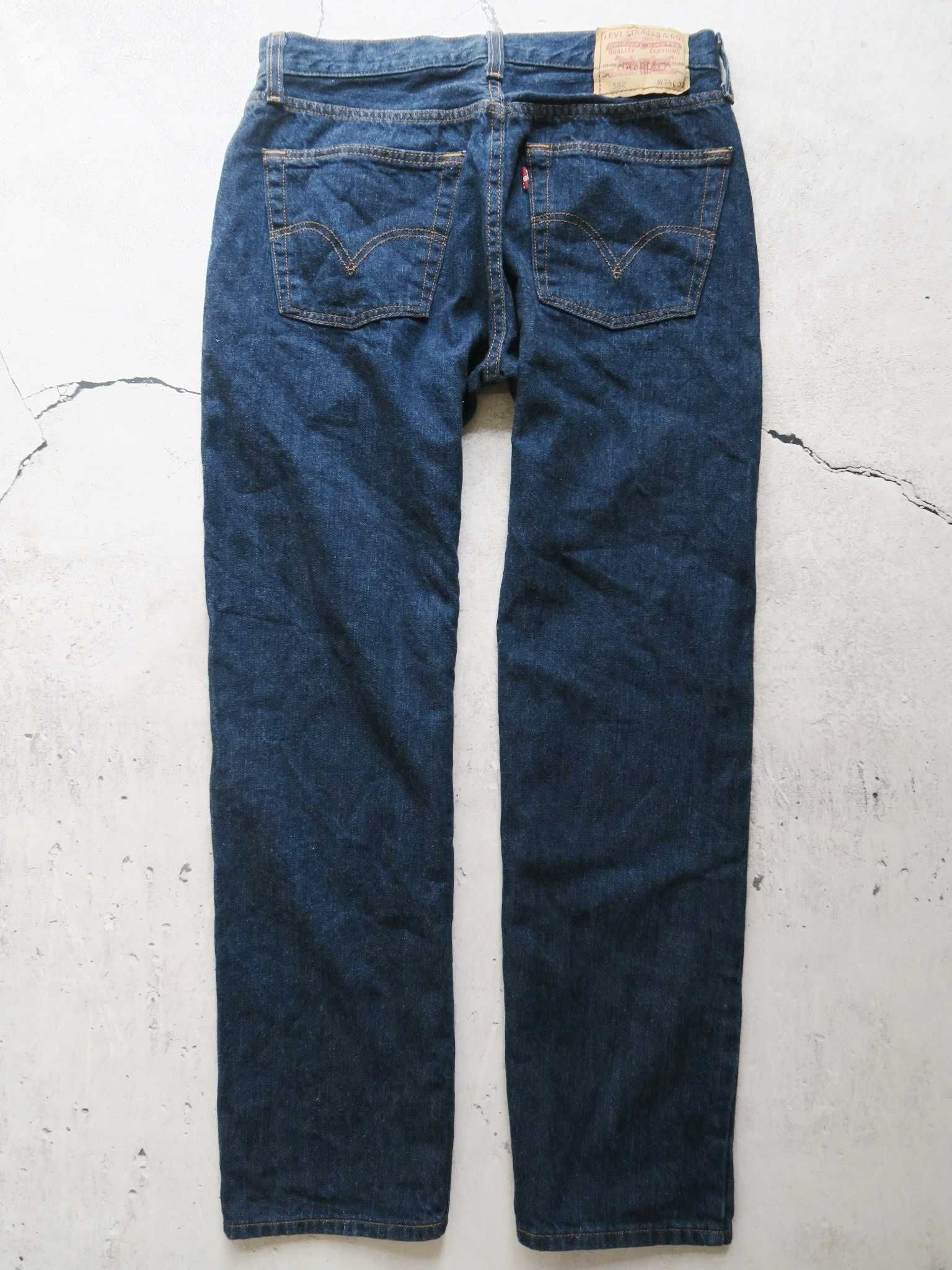 Levi's 582 spodnie jeansowe straight fit 34/32