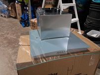 Витяжка GVG 651 MW скляна біла,нержавійка (GRUNHELM)