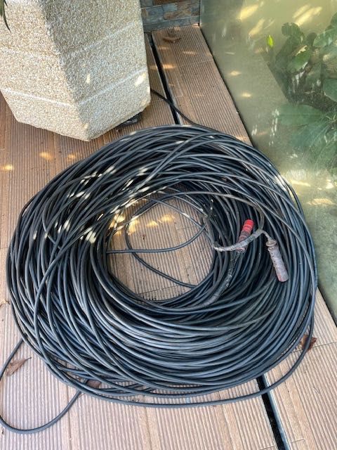 100 metros de cabo com sondas usado 3x1,5