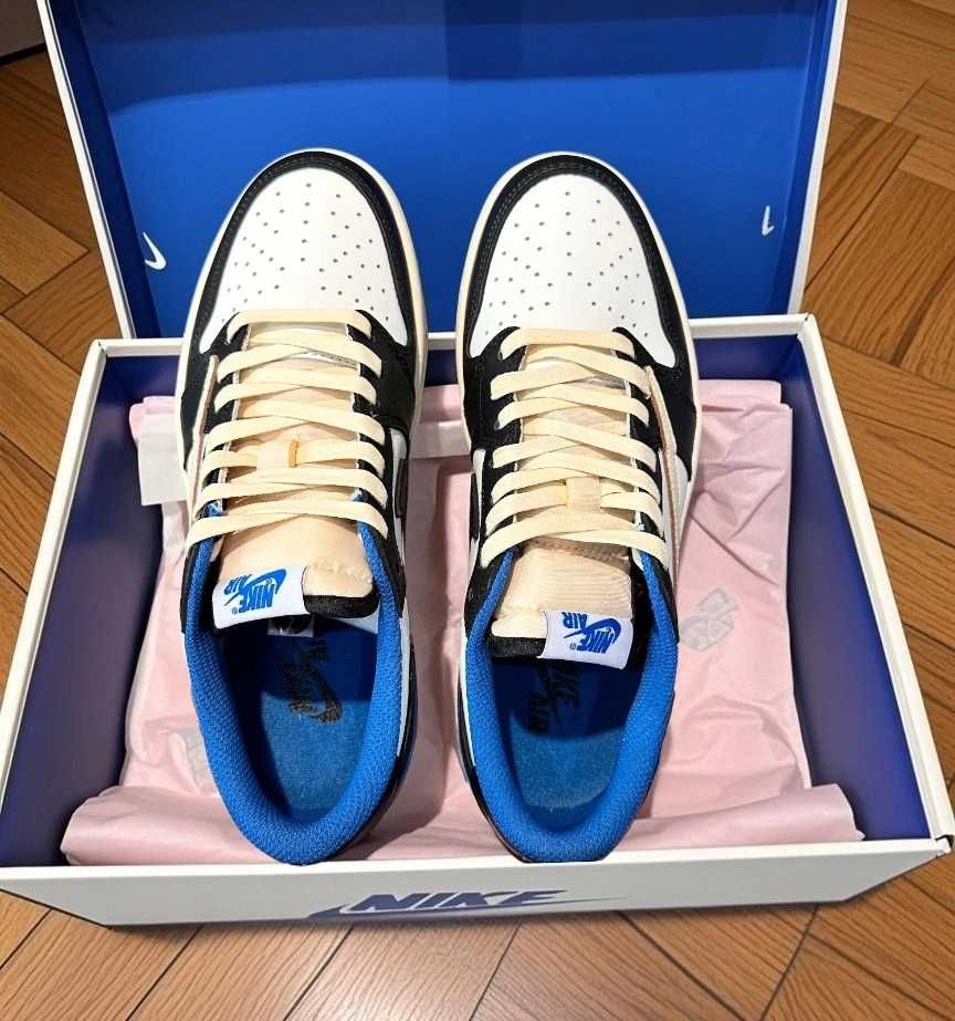 Buty Jordan1RetroLowOGSPFragment x Travis Scott sportowe rozmiar.43