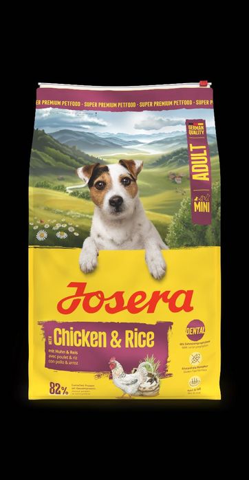 Josera Mini Adult Chicken&Rice 10kg karmy dla zdrowych zębów