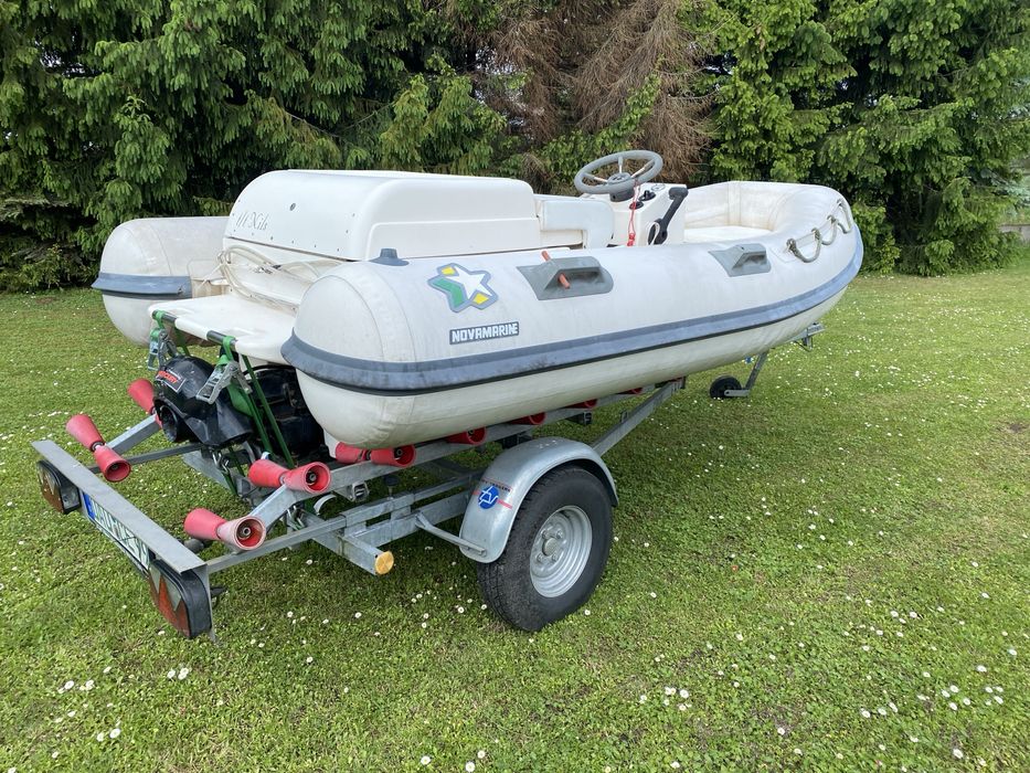 Ponton RH350 z nowa Przyczepka