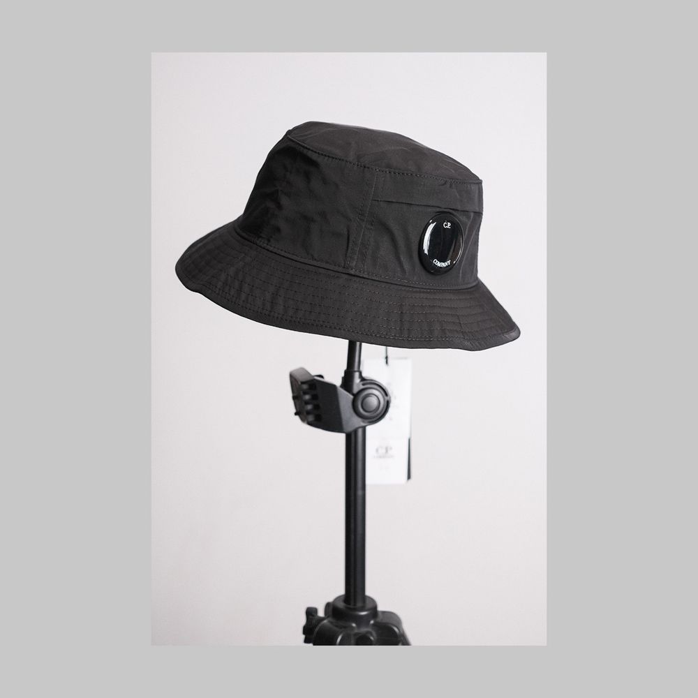Панама C.P. Company Chrome-R Black Bucket Hat - 57-58 см