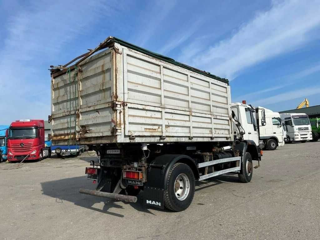 Самоскид MAN 14.225 3-сторонній кран маніпулятор 4x4 повний привід