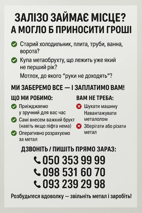 Сдать Лом, Металобрухт. Медь. Алюминий. Металлолом. Брухт