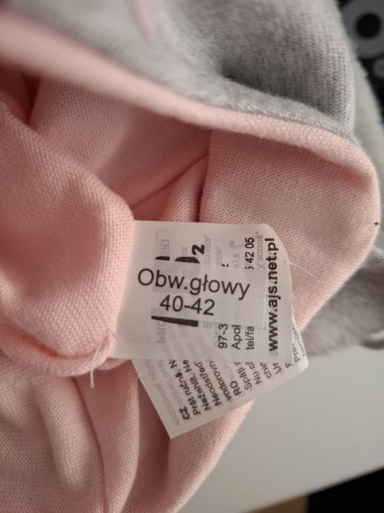 Czapka wiosenna dla dziewczynki 40 42