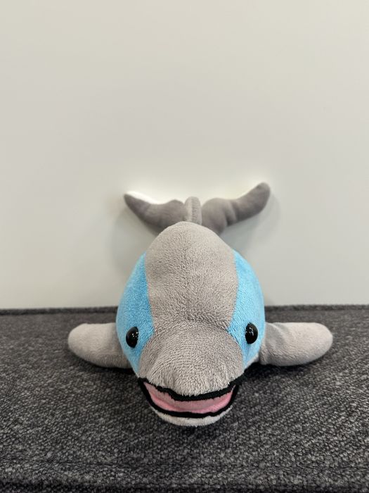 Мʼякі іграшки: дельфін, кіт, карамелька з мультфільму три кота, хаскі