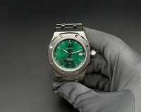 Zegarek Seiko Mod SEIKOAK zielony royal oak arabic dial