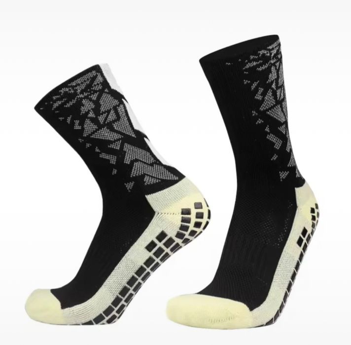 Meias desportivas anti-derrapantes