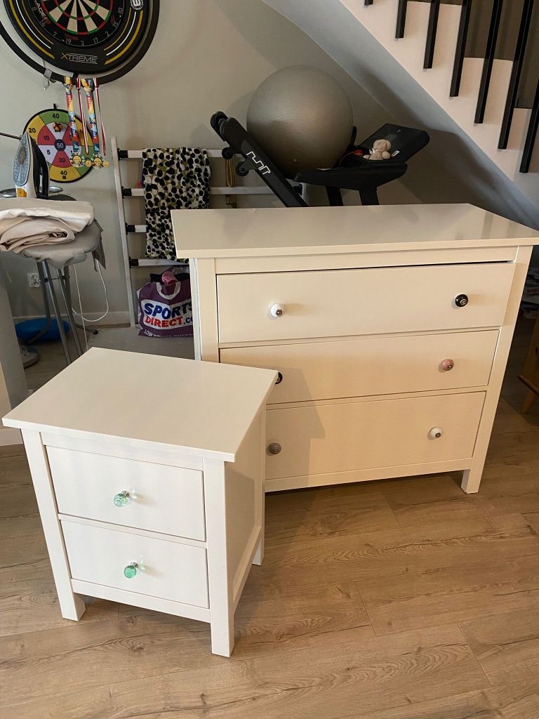 Komoda IKEA Hemnes 3 szuflady biała