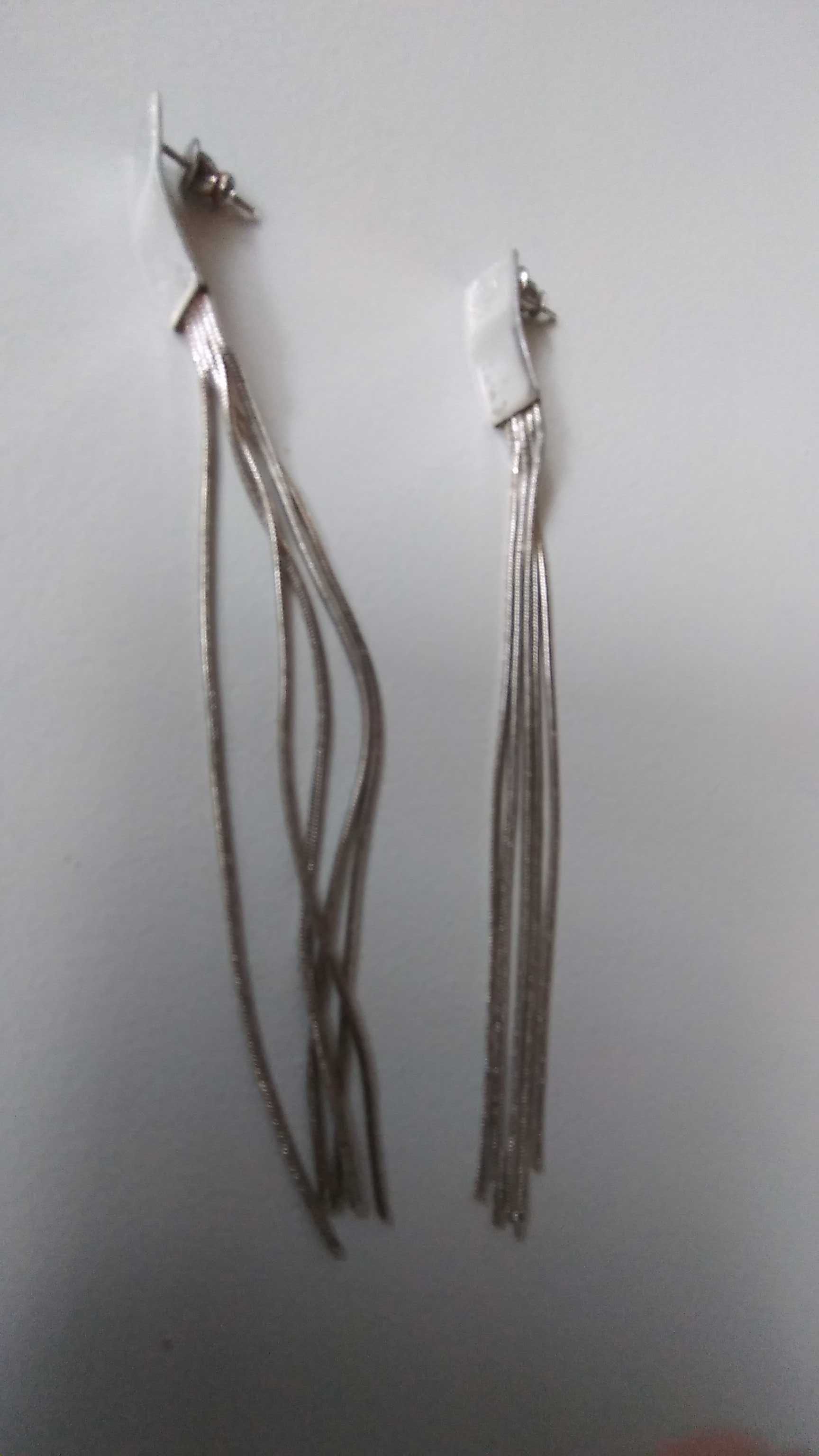 Kolczyki srebrne długie ( 12 cm )