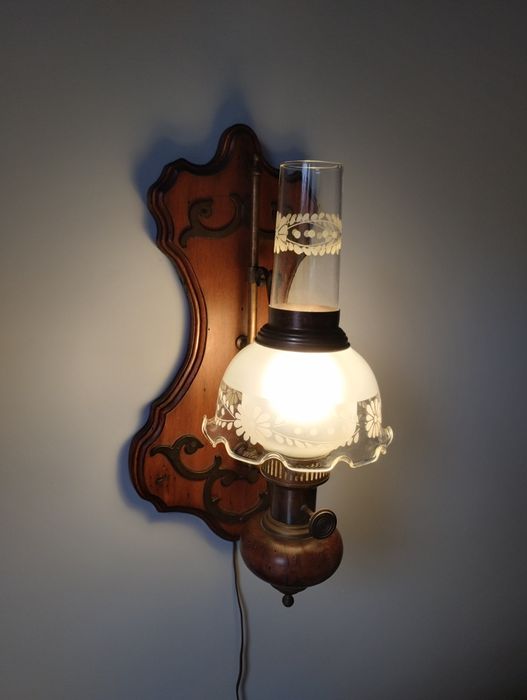 Lampa kinkiet rustykalna