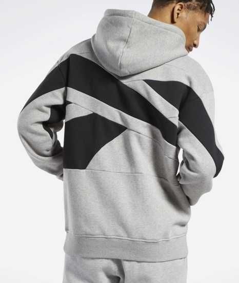 Reebok Classics Proud Мужская Худи Толстовка Кенгурушка Серая Hoodie L
