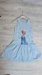 Sukienka na lato dla dziewczynki h&m rozmiar 122 128 Elsa Disney