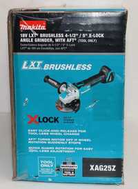 Болгарка makita xag25z бесщеточная турбинка x-lock lxt brushless 18v