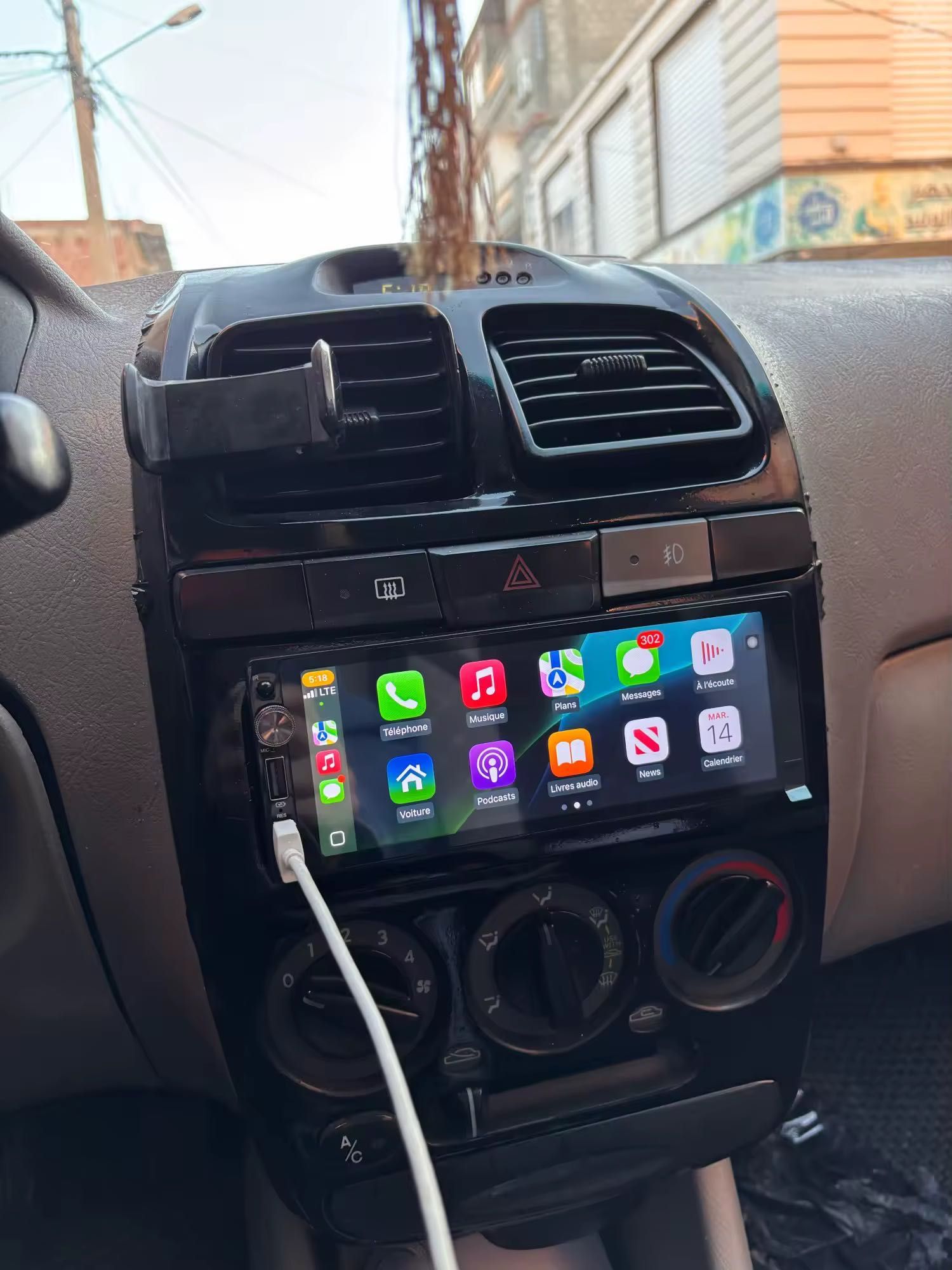 Auto-Rádio 1 Din Universal 7 Polegadas Android auto CarPlay Novos