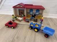 Ферма Playmobil трактор з причепом люди тварини
