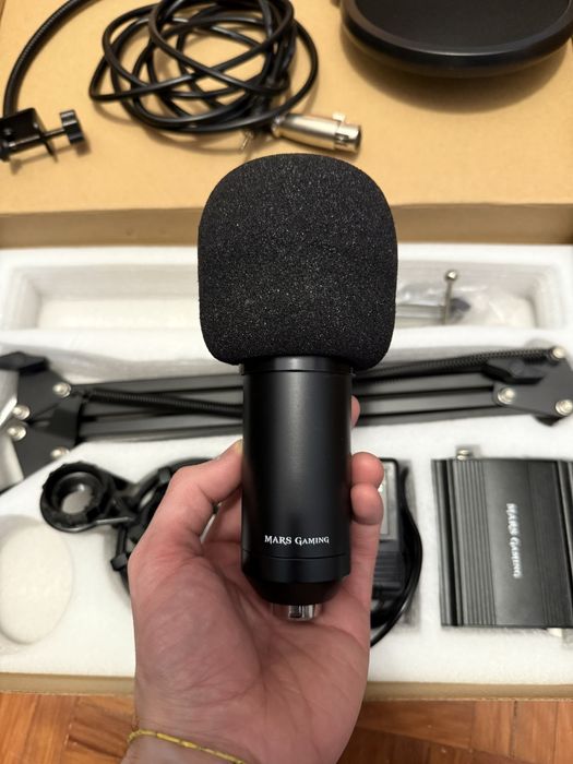 Conjunto microfone 7in1 Mars Gaming