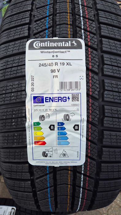 Continental WinterContact 8 S 245/40 R19 та 275/35 R19  Нова 2025 року