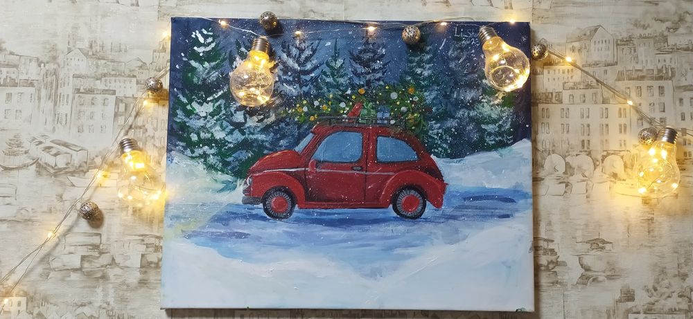 Картина "Christmas tree"