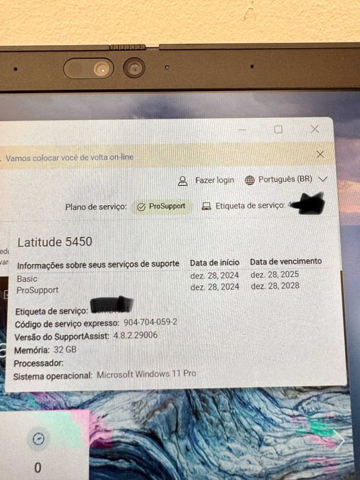 Dell Latitude 5450 c/Ultra 7-165H c/16+22 Cores|32Gb|512Gb|Garantia|