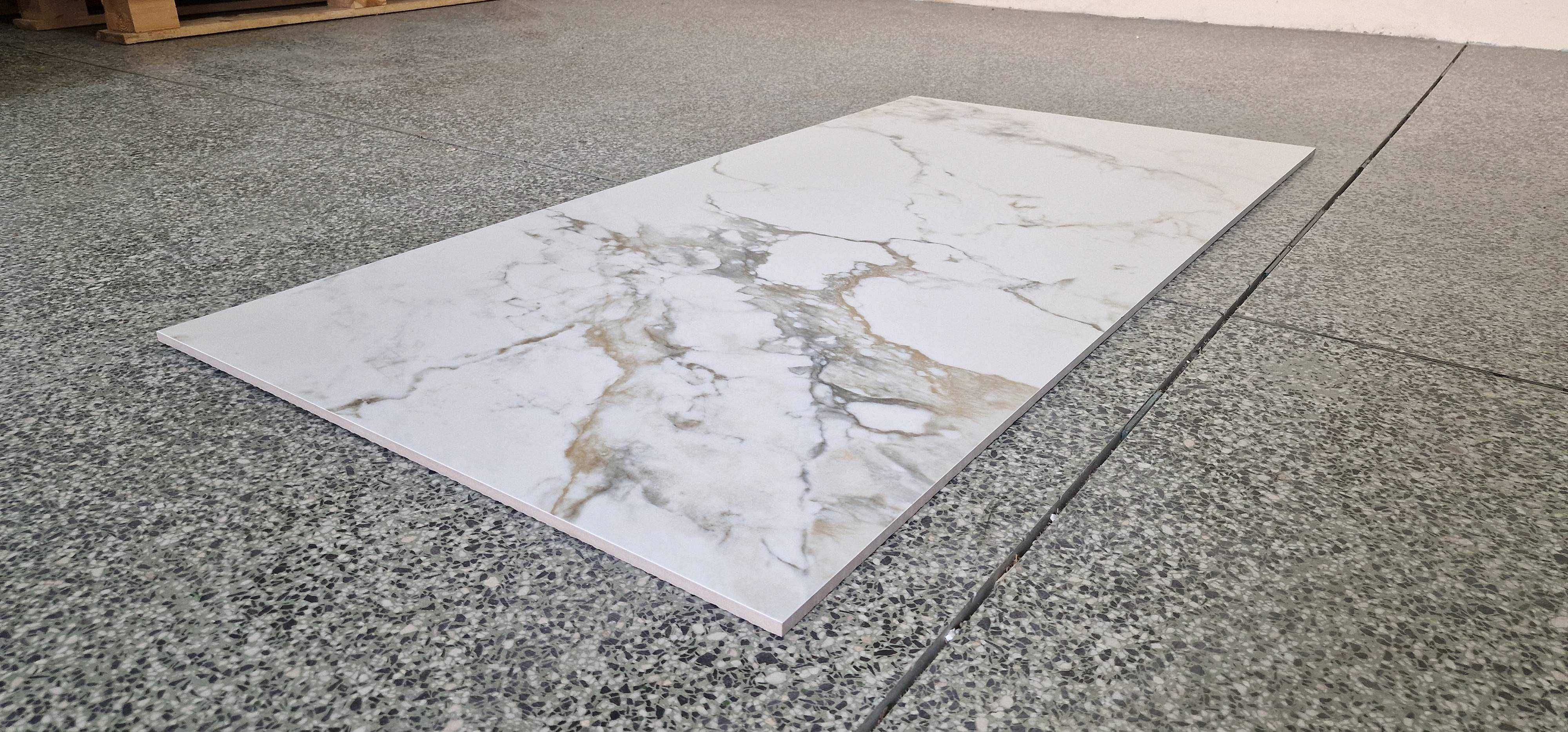 Tani Gres Polerowany duży format marmurkowy Lilac Marble 60x120 Gat I