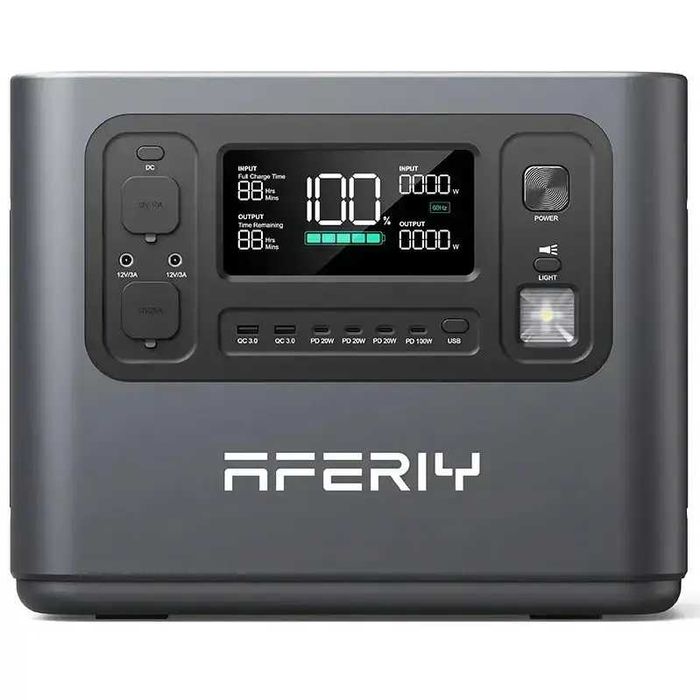 Aferiy P110 1200W/960Wh LifePo4 зарядна станція павербанк акумулятор