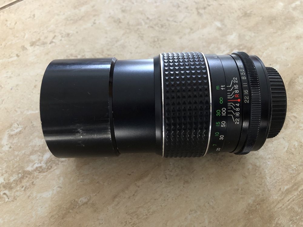 Objetiva Exaktar 1:2.8 135mm para câmara analógica