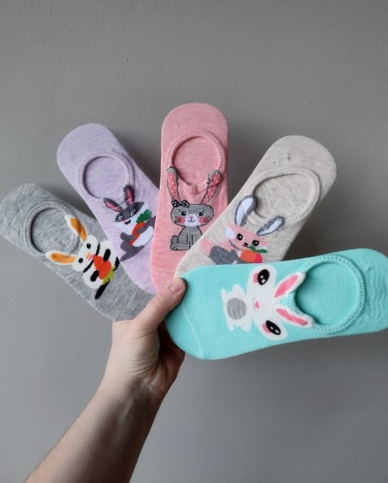 Komplet / set / zestaw / nowe  / 5 szt / skarpety/ stopki/