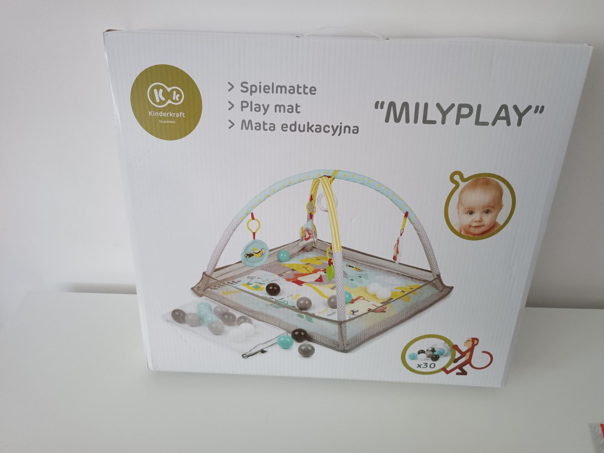 Nowa mata edukacyjna i kojec Kinder Kraft MilyPlay