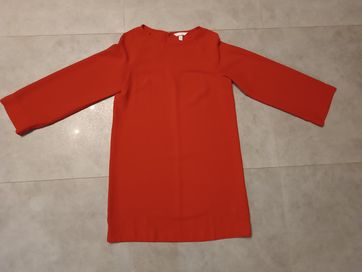 Czerwona sukienka H&M rozmiar S święta