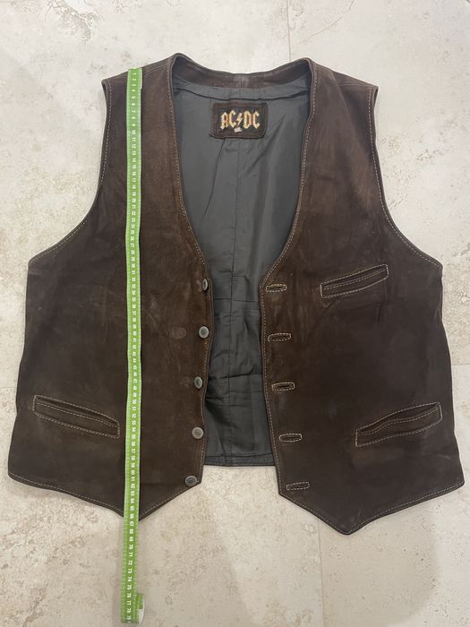 Kamizelka SKÓRA kowbojska/motocykl ciężka AC/DC ! dla fana ! oldtimer
