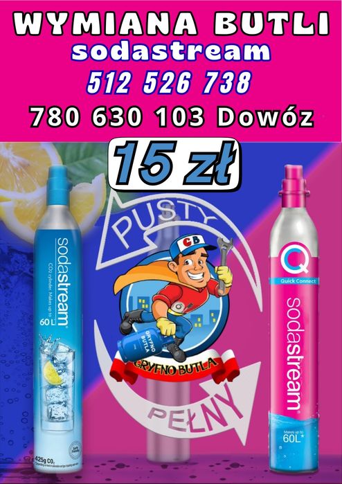 SodaStream 425g Gaz do Saturatorów Soda Quick WYMIANA