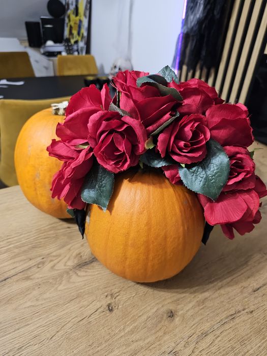 Opaska dia de los muertos kwiaty halloween