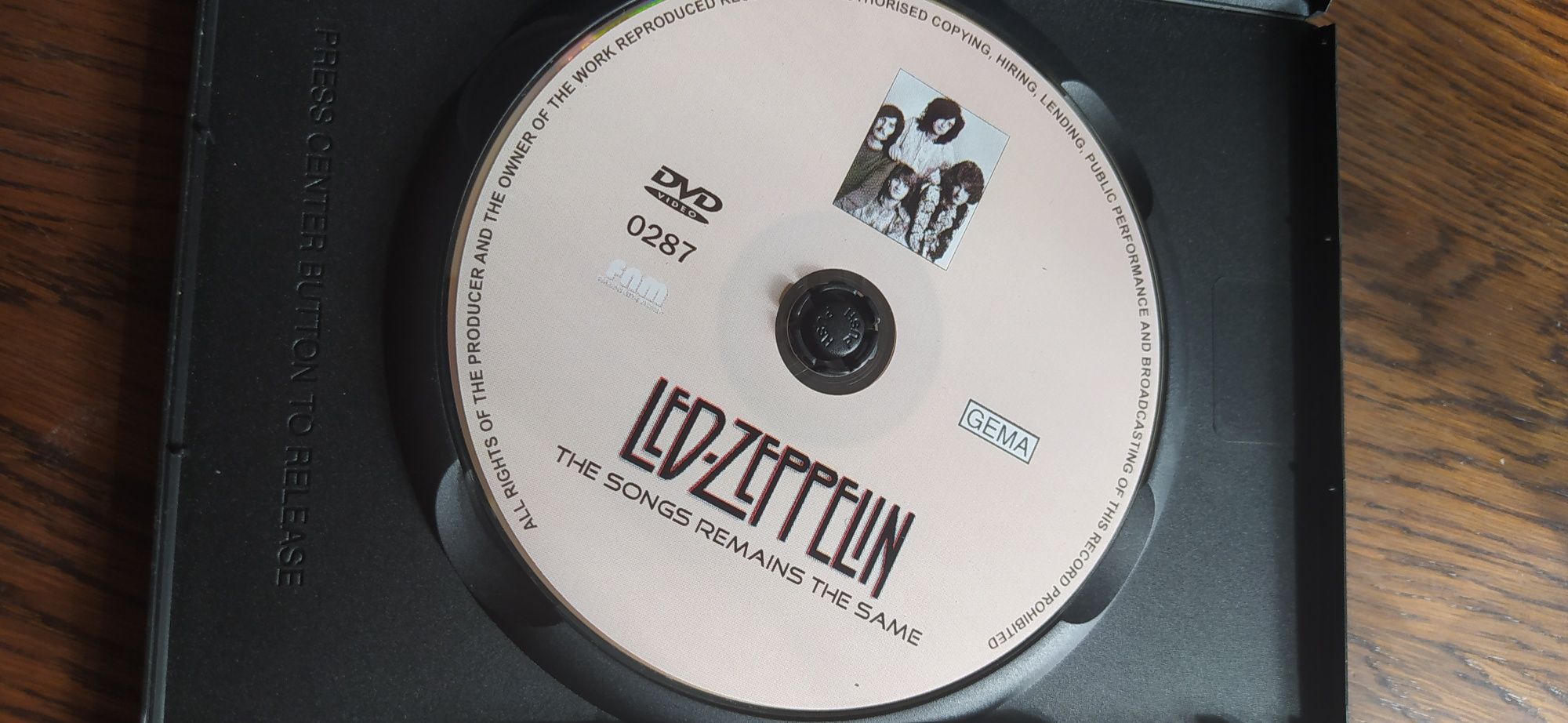 Led Zeppelin the song DVD