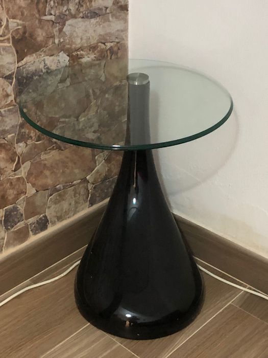 Mesinha vidro peça de design