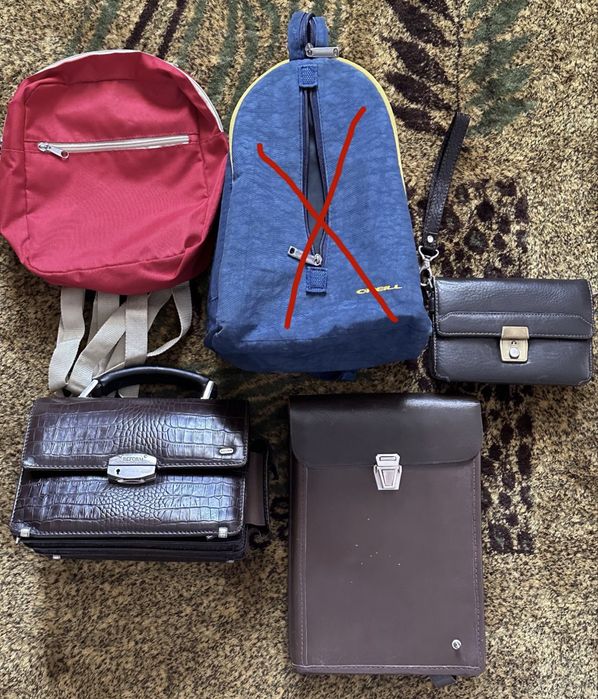 Барсетки, рюкзаки