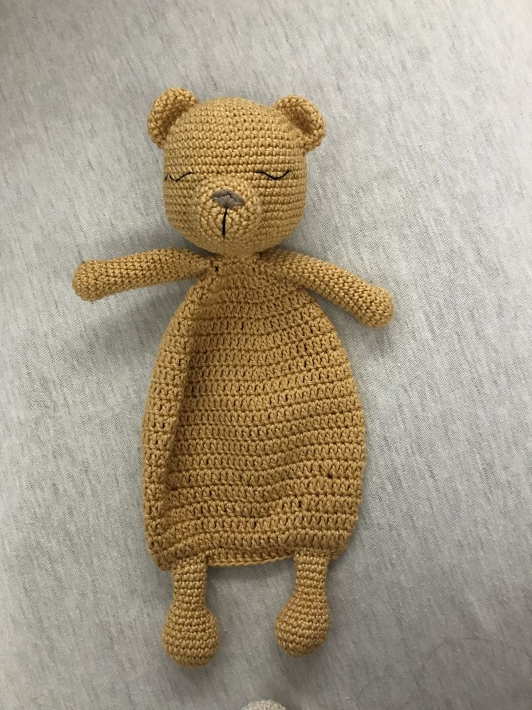 Naninha de bebé unicórnio crochet / amigurumi